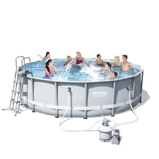 Каркасный бассейн Bestway 56452, 488 х 122 см., с песочным фильтр-насосом купить