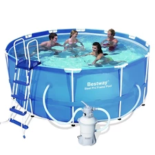 Каркасный бассейн Bestway 56414, 366 х 122 см., с песочным фильтр-насосом купить