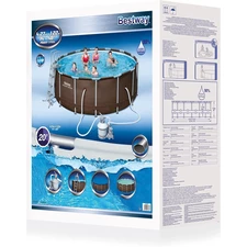 Каркасный бассейн Bestway 56484, 427 х 122 см., с песочным фильтр-насосом фото 41