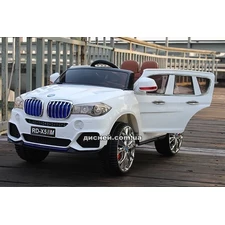 Детский электромобиль M 2762 (MP4) EBLR-1 BMW, кожаное сидение, белый фото 54