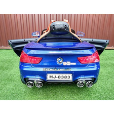 Детский электромобиль M 2773 EBLR-4 BMW, мягкое сиденье, синий фото 37