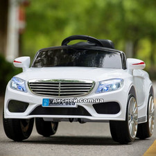 Детский электромобиль XM825 EVA WHITE, Mercedes, белый