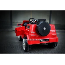 Детский электромобиль M 2788 EBLR-3 Mercedes, кожаное сиденье, красный фото 41