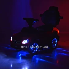 Детская каталка-толокар M 3186 L-4 Mercedes, мягкое сиденье, синий фото 16