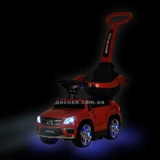 Детская каталка-толокар M 3186 L-4 Mercedes, мягкое сиденье, синий фото 53
