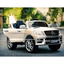 Детский электромобиль M 3568 EBLR-1, Mercedes с мягким сиденьем, белый фото 37