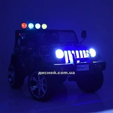 Детский электромобиль M 3237 EBLR-2-3 Джип, мягкое сиденье, черно-красный купить