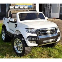 Детский электромобиль M 3573 EBLR-1, Ford Ranger с мягким сиденьем, белый