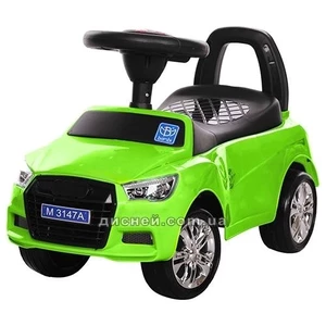Детская каталка-толокар M 3147A-5 Audi, зеленая