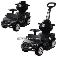 Детский электромобиль-толокар M 3575 EL-2, Ford Ranger, черный фото 14