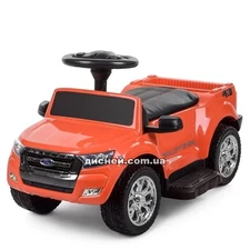 Детский электромобиль-толокар M 3575 EL-7, Ford Ranger, оранжевый фото 14