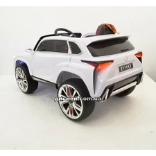 Детский электромобиль M 3584 EBLR-1 Lexus, кожаное сиденье, белый купить