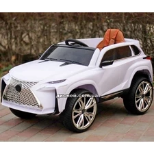 Детский электромобиль M 3584 EBLR-1 Lexus, кожаное сиденье, белый фото 37