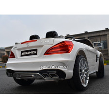 Детский электромобиль M 3583 EBLR-1 Mercedes, кожаное сиденье, белый фото 37