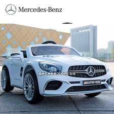 Детский электромобиль M 3583 EBLR-1 Mercedes, кожаное сиденье, белый фото 63