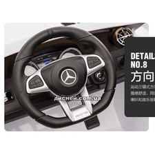 Детский электромобиль M 3583 EBLR-1 Mercedes, кожаное сиденье, белый фото 71