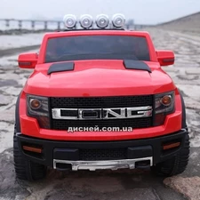 Детский электромобиль M 3579 EBLR-3 Ford, мягкое сиденье, красный фото 14