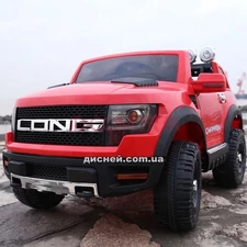 Детский электромобиль M 3579 EBLR-3 Ford, мягкое сиденье, красный фото 41