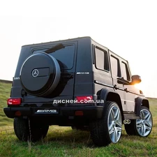 Детский электромобиль M 3567 EBLR-2 Mercedes, кожаное сиденье, черный фото 14