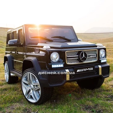 Детский электромобиль M 3567 EBLR-2 Mercedes, кожаное сиденье, черный
