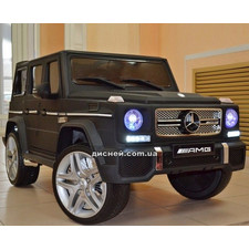 Детский электромобиль M 3567 EBLRM-2 Mercedes, мягкое сиденье, черный матовый