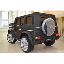 Детский электромобиль M 3567 EBLRM-2 Mercedes, мягкое сиденье, черный матовый фото 14
