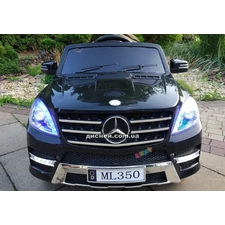 Детский электромобиль M 3568 EBLR-2 Mercedes, кожаное сиденье, черный фото 14