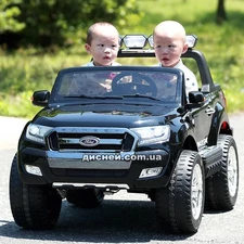 Детский электромобиль M 3573 EBLR-2, Ford Ranger, кожаное сиденье фото 37