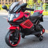 Детский мотоцикл M 3582 EL-3 BMW, мягкие EVA колеса, красный