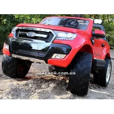 Детский электромобиль M 3573 EBLR-3 Ford Ranger, кожаное сиденье, красный фото 37