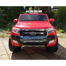 Детский электромобиль M 3573 EBLR-3 Ford Ranger, кожаное сиденье, красный фото 41