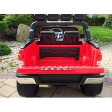 Детский электромобиль M 3573 EBLR-3 Ford Ranger, кожаное сиденье, красный фото 54