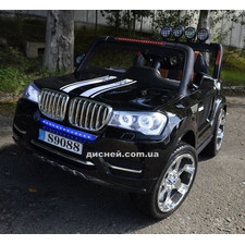 Детский электромобиль M 3118 EBLR-2 Джип, кожаное сиденье, черный купить