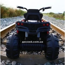 Детский квадроцикл M 3156 EBLR-2-5, кожаное сиденье, черно-зеленый фото 54