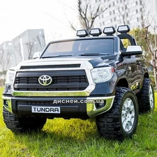 Двухместный детский электромобиль JJ 2255 EBLR-2, Toyota Tundra, кожаное сиденье фото 14