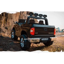 Двухместный детский электромобиль JJ 2255 EBLR-2, Toyota Tundra, кожаное сиденье фото 41