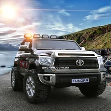 Двухместный детский электромобиль JJ 2255 EBLR-2, Toyota Tundra, кожаное сиденье фото 54