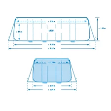 Каркасный бассейн Intex 26776, 400 х 200 х 100 см., с фильтр-насосом фото 63