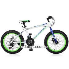 Велосипед 20 д. EB20POWER 1.0 S20.3, белый, фетбайк