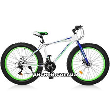 Велосипед 26 д. EB26POWER 1.0 S26.3, белый, фетбайк