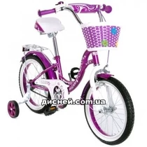 Велосипед двухколесный 16'' SW-17017-16, с корзинкой, фиолетовый
