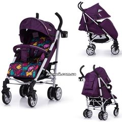 Коляска прогулочная CRL-10101/1 Kitty Purple, CARRELLO Allegro, лен