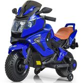 Детский мотоцикл M 3681 AL-4 BMW, надувные колеса, синий