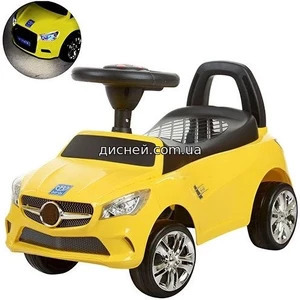Детская каталка-толокар M 3147 C(MP3)-6 Mercedes, желтая