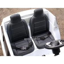 Двухместный детский электромобиль M 3565 (MP4) EBLR-1, Mercedes, белый фото 86