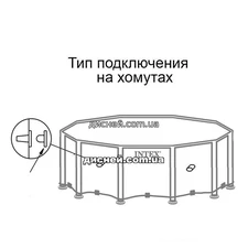 Каркасный бассейн Intex 26726, 457 х 122 см., с фильтр-насосом фото 53