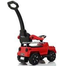 Детская каталка-толокар M 3899 L-3 Mercedes, кожаное сиденье, красная фото 54