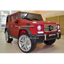 Детский электромобиль M 3567 EBLR-3 (4WD), кожаное сиденье, красный фото 41