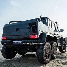 Двухместный детский электромобиль M 3971 EBLR-2, Mercedes, черный фото 14