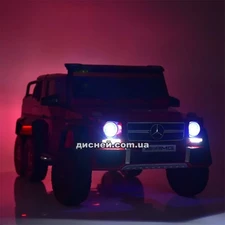Двухместный детский электромобиль M 3971 EBLR-2, Mercedes, черный фото 63